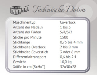 BABY LOCK - desire3 - Coverlock und 4 Jahre Garantie